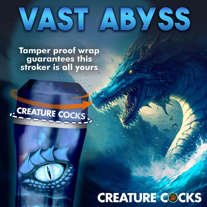 Creature Cocks Pussidon Sea Monster Stroker - Blue