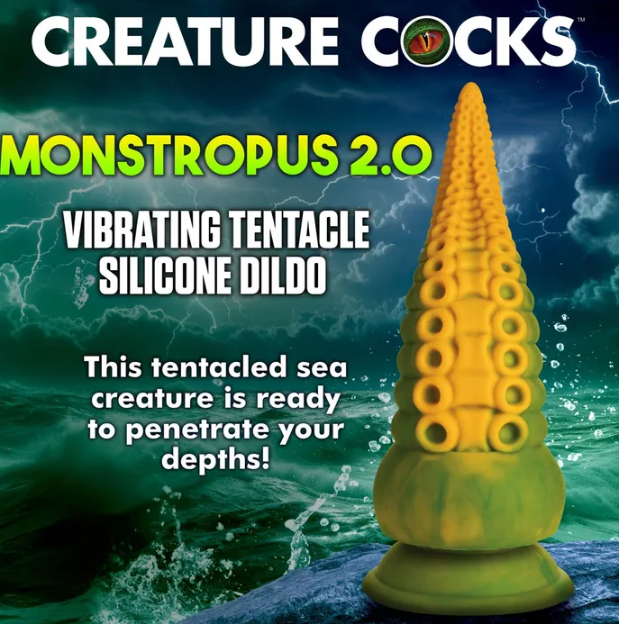 Creature Cocks Monstropus 2.0 - Vibrating Tentacled Monster Dildo