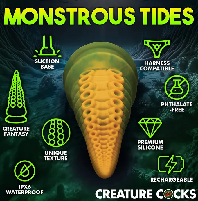 Creature Cocks Monstropus 2.0 - Vibrating Tentacled Monster Dildo