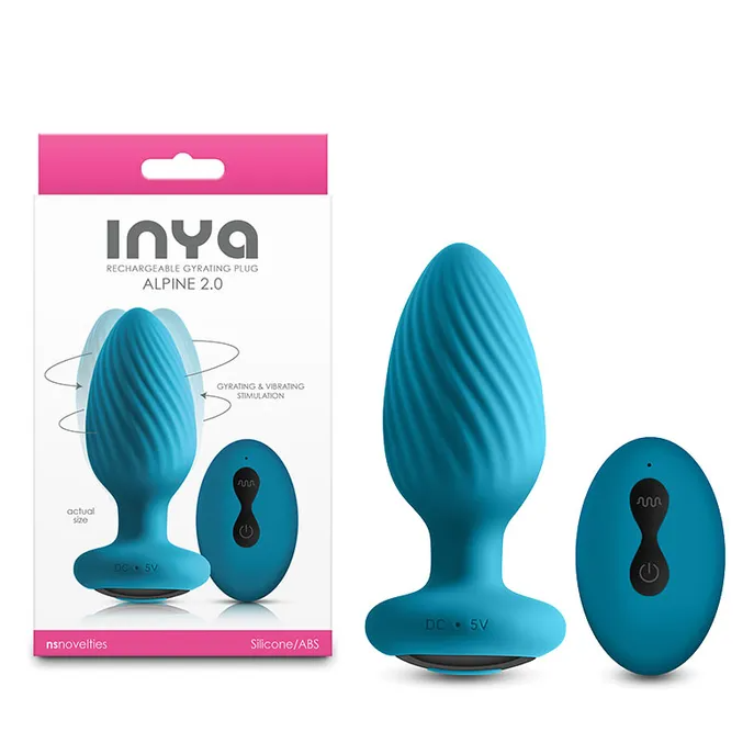 InYa Alpine 2.0 - Butt Plug with Wireless Remote - Teal