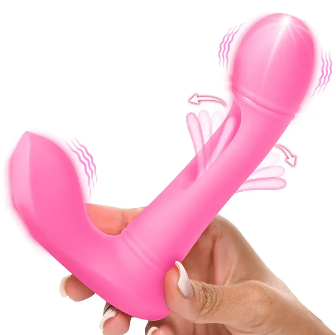 Inmi Flickers G-Flick Vibrator With Remote - Pink