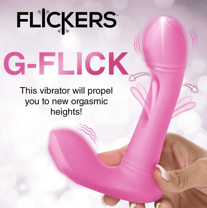 Inmi Flickers G-Flick Vibrator With Remote - Pink