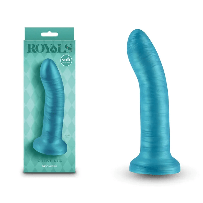 Royals - Charlie 6 Inch Dong - Metallic Blue