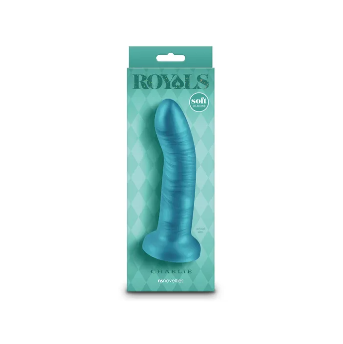 Royals - Charlie 6 Inch Dong - Metallic Blue