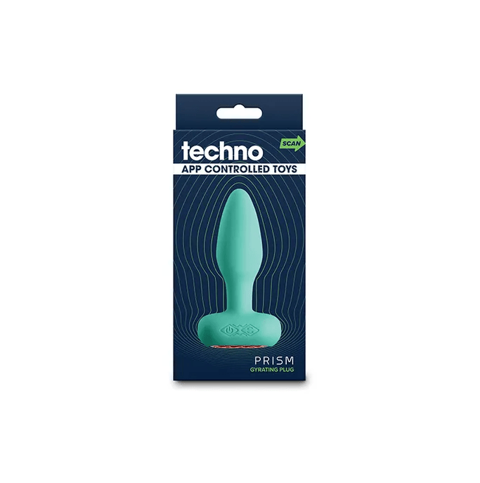 Techno - Prism Butt Plug With App Control - Teal