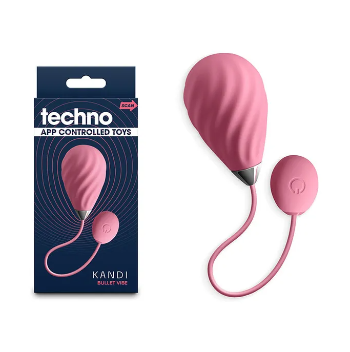 Techno - Kandi - Vibrating Egg With App Control - Pink