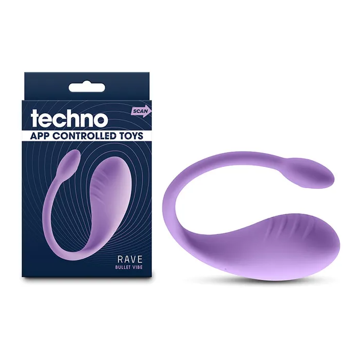 Techno - Rave - Bullet Vibrator With App Control - Purple