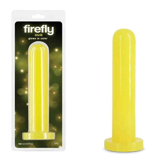 Firefly Thrill - Glow In The Dark 8 Inch Dong - Yellow