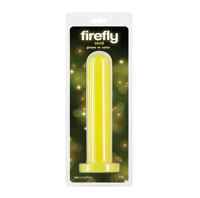 Firefly Thrill - Glow In The Dark 8 Inch Dong - Yellow