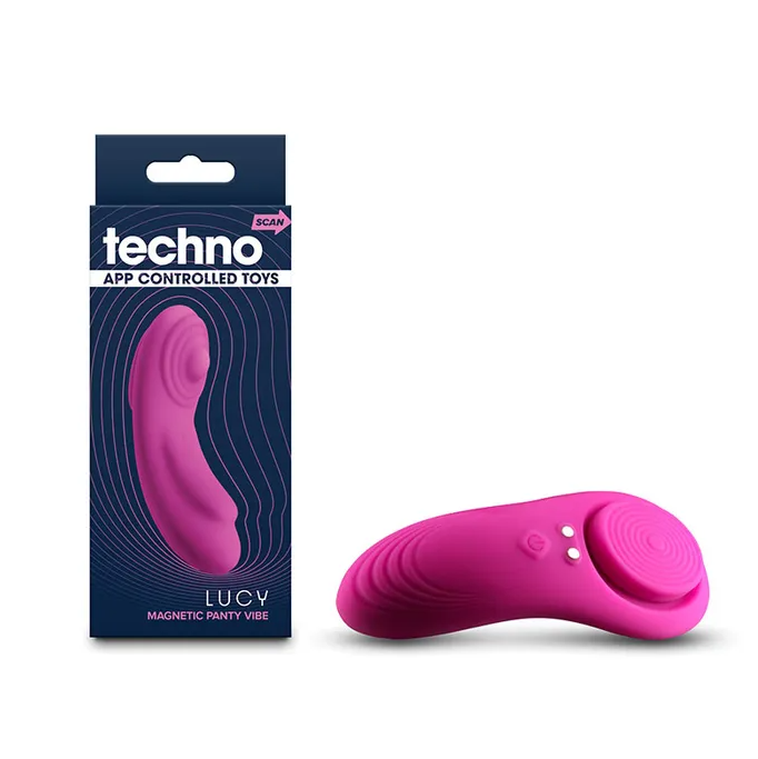 Techno - Lucy - Panty Vibrator With App Control - Magenta