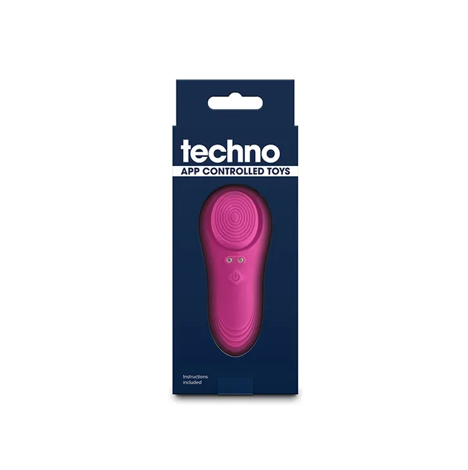 Techno - Lucy - Panty Vibrator With App Control - Magenta