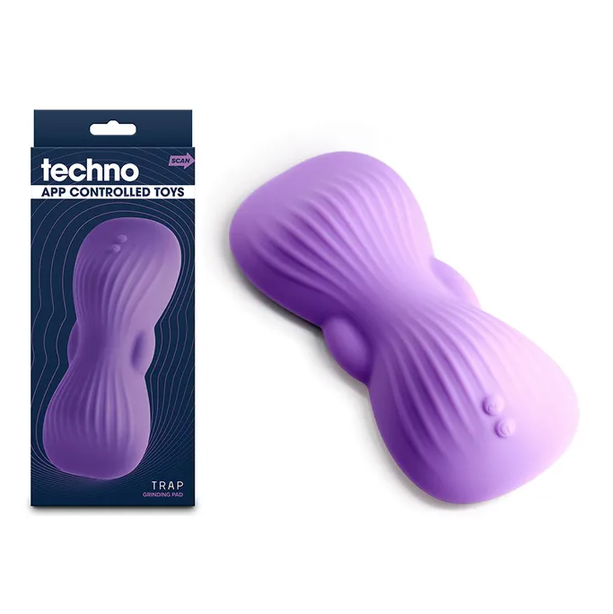 Techno - Trap - Vibrating Grind Pad with App Control - Purple