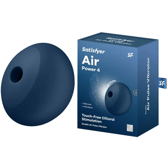 Satisfyer Air Power 4 Air Pulse Stimulator - Navy