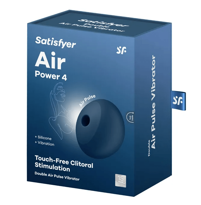 Satisfyer Air Power 4 Air Pulse Stimulator - Navy