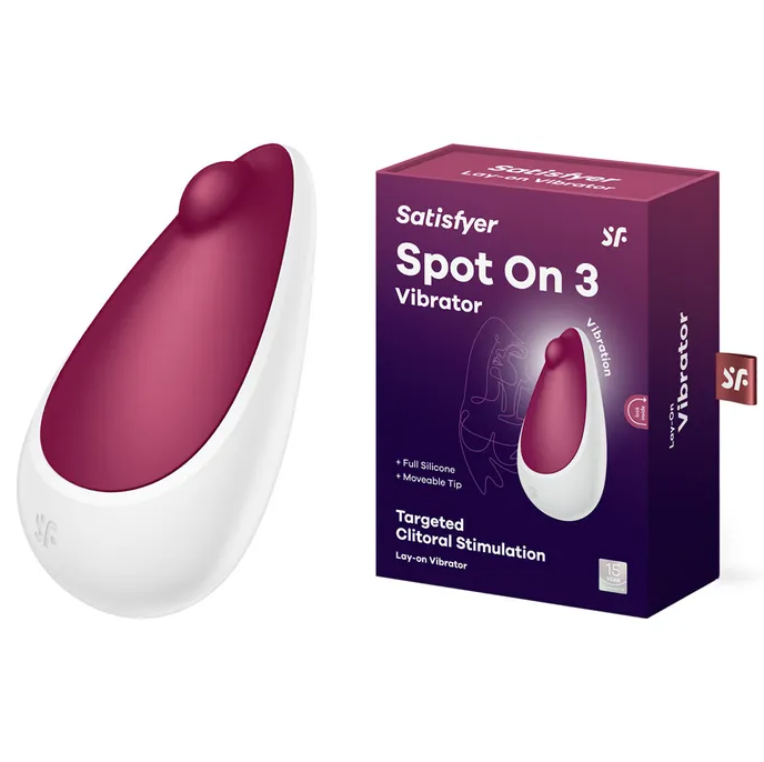 Satisfyer Spot On 3 Lay-On Stimulator - Berry