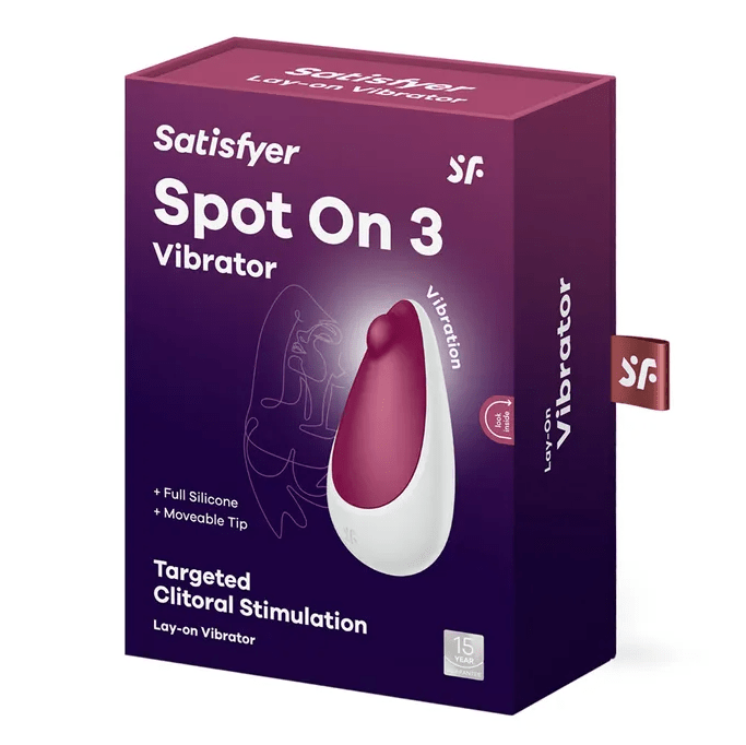 Satisfyer Spot On 3 Lay-On Stimulator - Berry