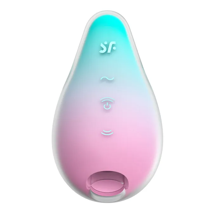 Satisfyer Mermaid Vibes - Double Air Pulse Stimulator - Mint/Pink