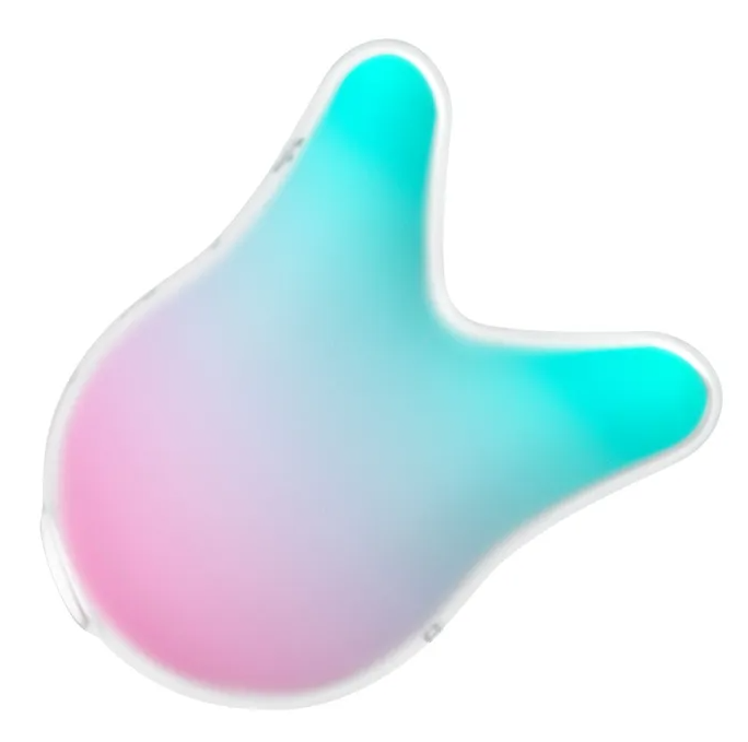 Satisfyer Mermaid Vibes - Double Air Pulse Stimulator - Mint/Pink