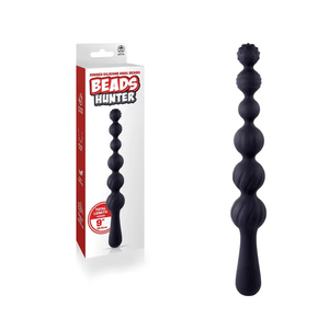 Beads Hunter - 9 Inch Anal Beads - Black