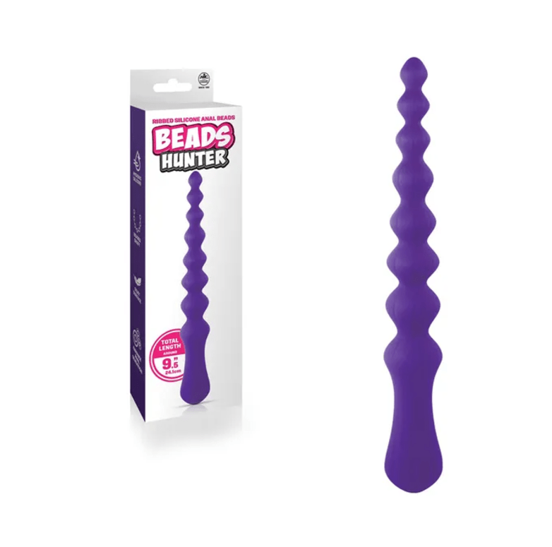 Beads Hunter - 9.5 Inch Anal Beads - Purple