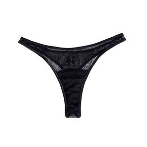 Maia Date Night 420 L/XL Black Panty with Pink Bullet Vibe