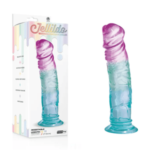 Jellido 7.25 Inch Dildo - Clear Coloured