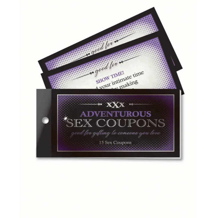 Adventurous Sex Coupons - Set of 15