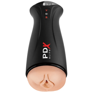 PDX Elite Fuck-Gasm - Sucking & Vibrating Auto Stroker - Flesh