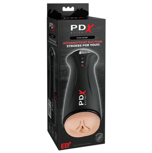 PDX Elite Fuck-Gasm - Sucking & Vibrating Auto Stroker - Flesh