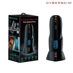 CyberSkin Galaxy Voy - Thrusting & Rotating Auto Masturbator with Heater