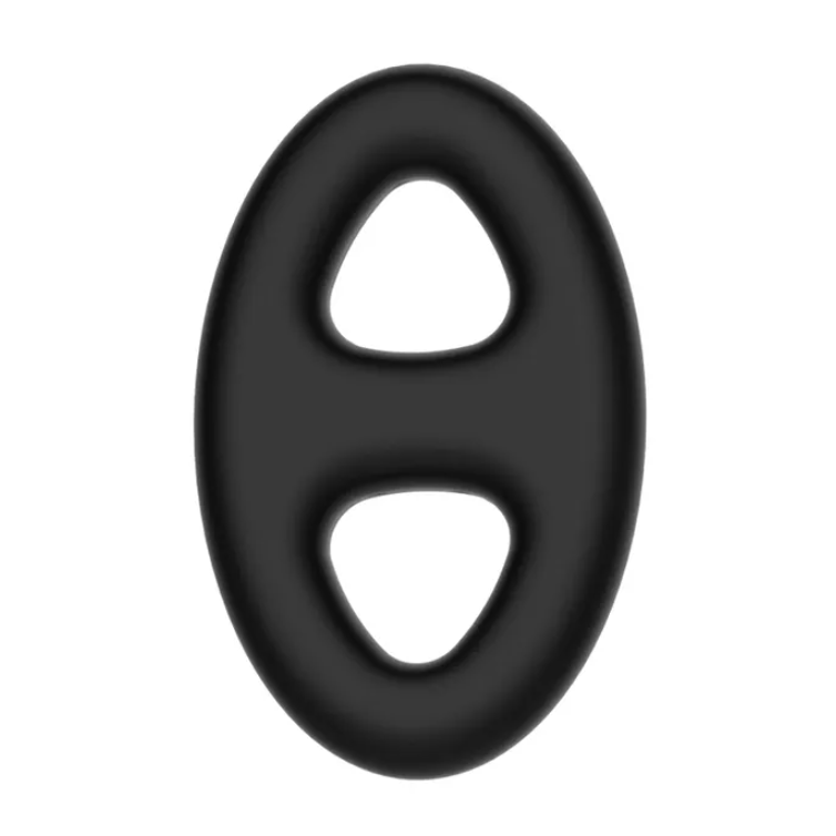 Crazy Bull Oval Cock & Ball Ring - Black