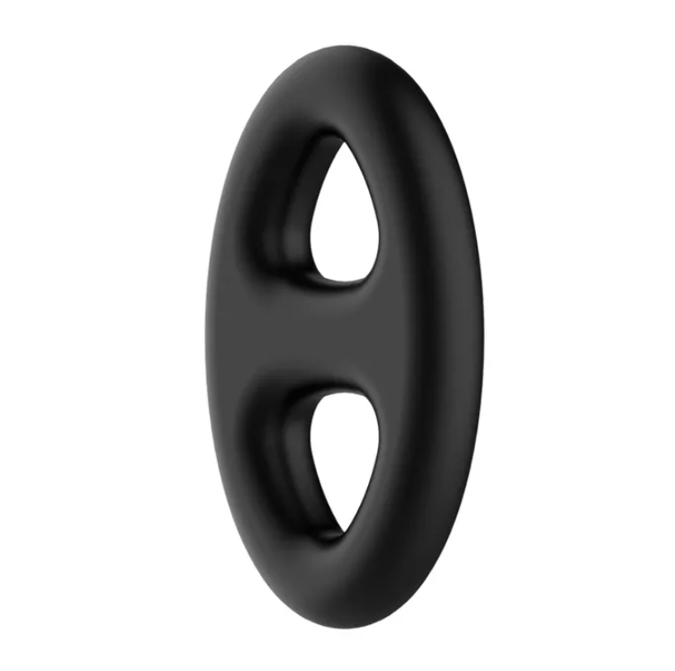 Crazy Bull Oval Cock & Ball Ring - Black