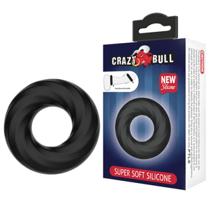 Crazy Bull Cock Ring - Black