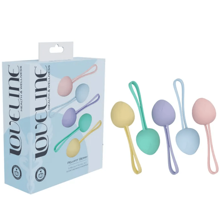 Loveline PelviFit Berry - Coloured Kegel Kit - Set of 5