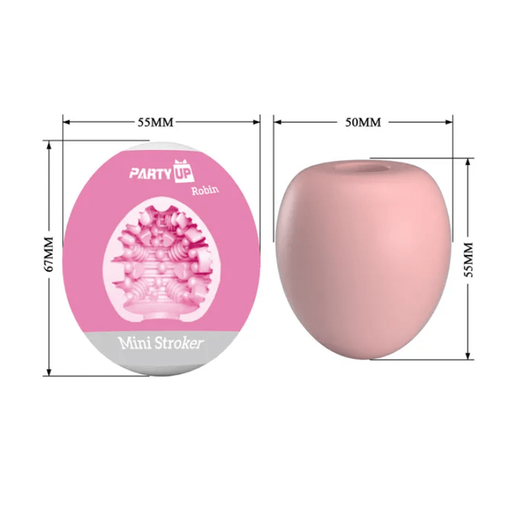 Party Up Robin Mini Stroker - Pink