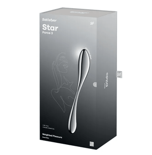 Satisfyer Star Force 3 - Chrome Steel 10.5 Inches Dildo
