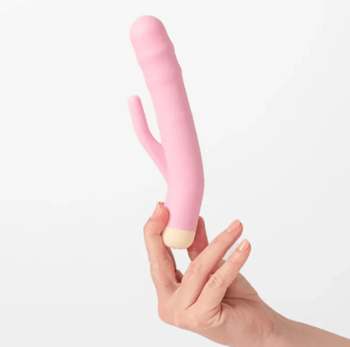 Girls Get Off DeeDee Thrusting Rabbit Vibrator - Pink
