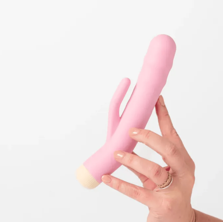 Girls Get Off DeeDee Thrusting Rabbit Vibrator - Pink
