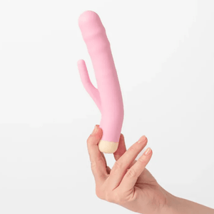Girls Get Off DeeDee Thrusting Rabbit Vibrator - Pink