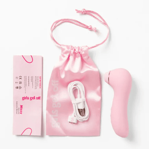 Girls Get Off Missy Air Pulse Clitoral Stimulator- Pink