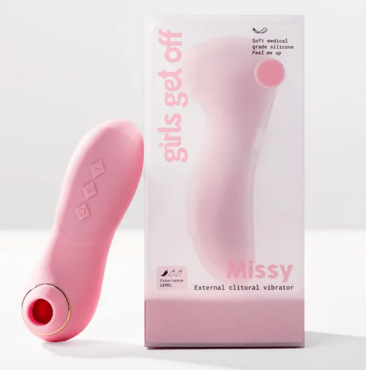 Girls Get Off Missy Air Pulse Clitoral Stimulator- Pink