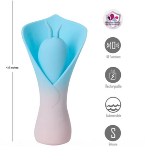 Maia Mina Fluttering Flower Stimulator - Blue