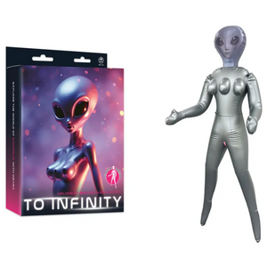 To Infinity - Silver Inflatable Alien Love Doll