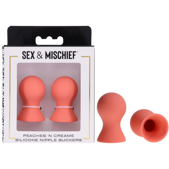 Sex & Mischief Peaches n CreaMe Silicone Nipple Suckers Set