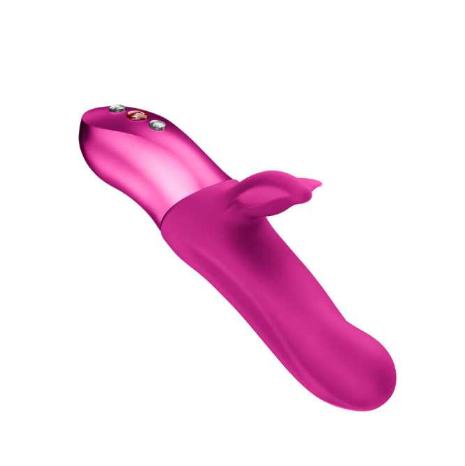 Fun Factory Bi Stronic Fusion Thrusting Rabbit Vibrator - Magenta