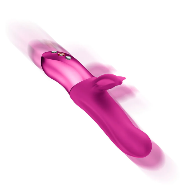 Fun Factory Bi Stronic Fusion Thrusting Rabbit Vibrator - Magenta