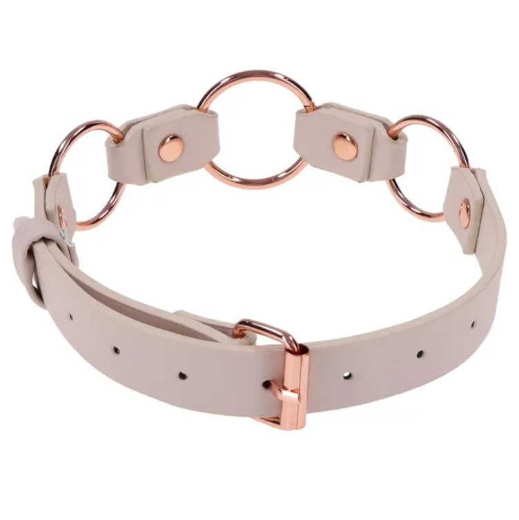 Sex & Mischief Peaches n CreaMe Ring Day Bondage Collar