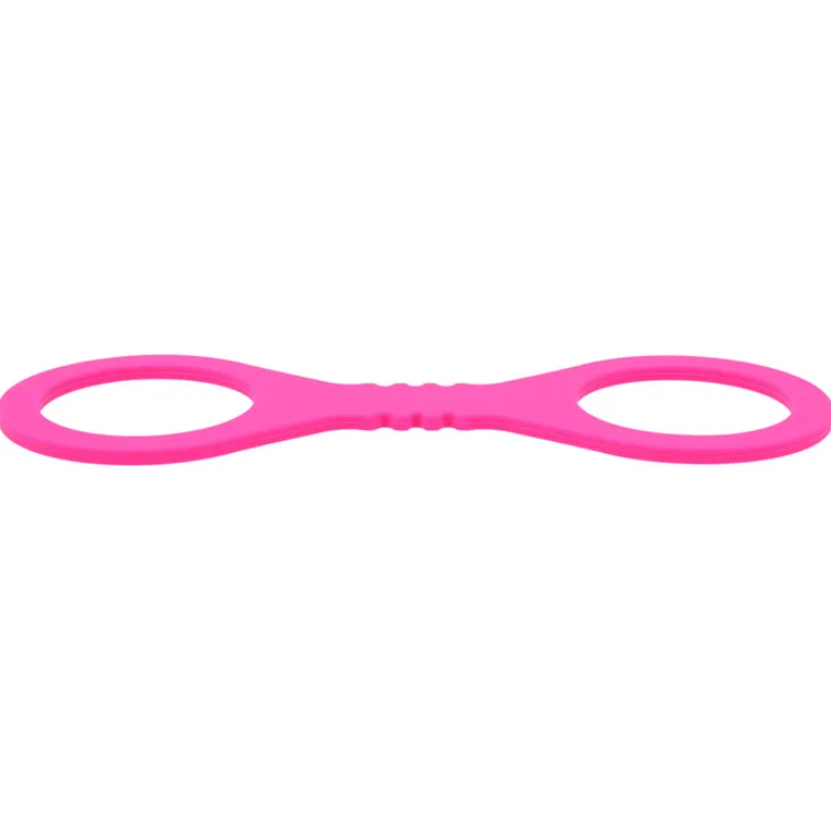 Sex & Mischief Small Hot Pink Silicone Cuffs