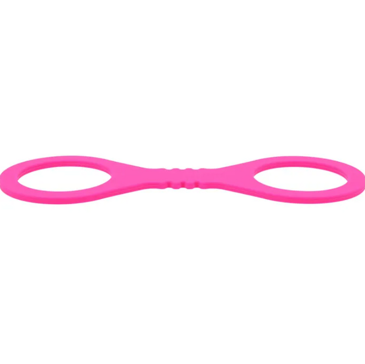 Sex & Mischief Small Hot Pink Silicone Cuffs