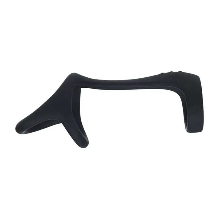 LEVELZ Tri O Silicone Shaft Cock & Ball Ring - Black